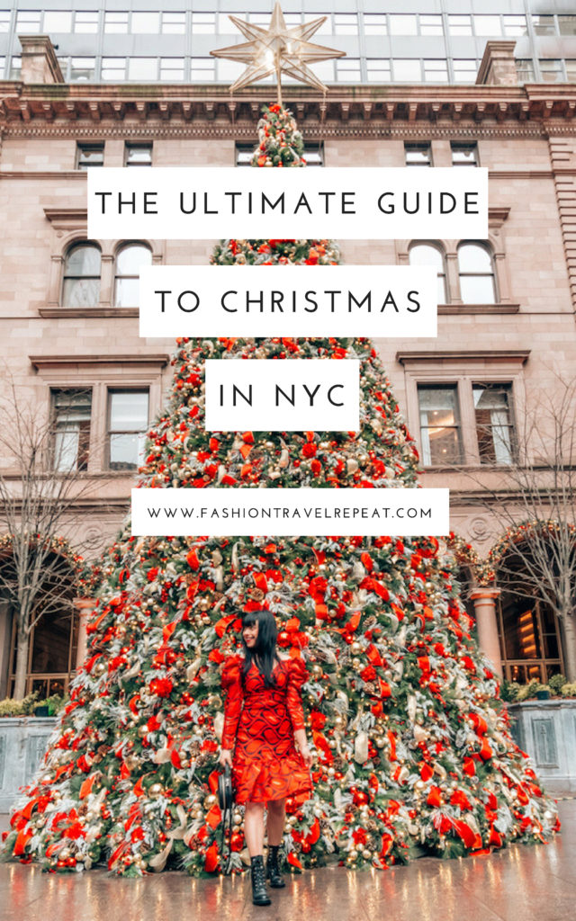 The ultimate guide to the holiday season in NYC. All of the best festive activities in New York City to experience in December! #christmas #holidays #holidayseason #festive #holidayactivities #nyc #newyork #newyorkcity