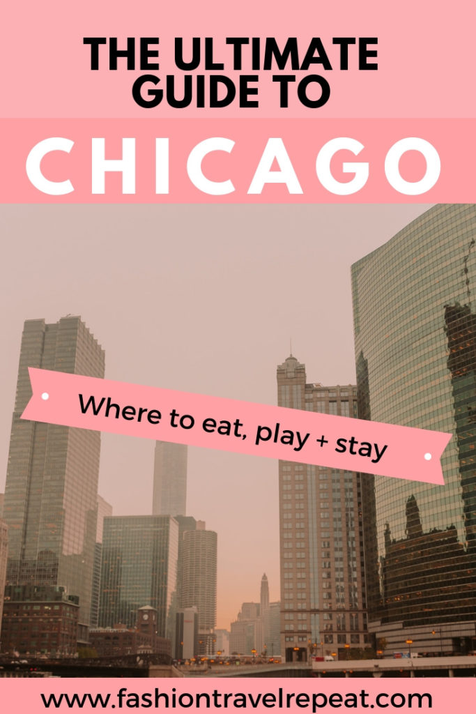 The ultimate guide to a fun girls' trip or girls' weekend in Chicago. This post includes where to eat, stay and play in Chicago when you head there for a bachelorette party, birthday, or just a fun trip with your gal pals #chicago #chicagotravel #whattodoinchicago #girlstrip #girlsweekend 