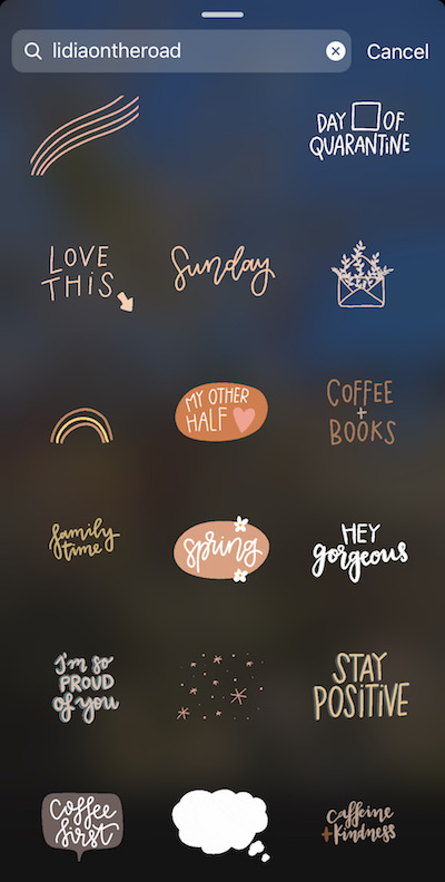 15 of The Cutest Instagram Gif Stickers - Bagel Digital