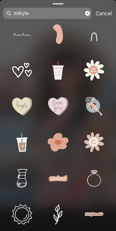 15 of The Cutest Instagram Gif Stickers - Bagel Digital