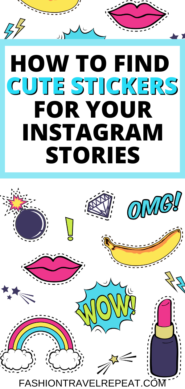 How To Find Cute Instagram Story Stickers / GIFs - FashionTravelRepeat